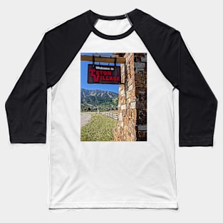 Teton Village, Wyoming Baseball T-Shirt